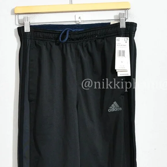 adidas Men’s Active Tricot Pant 3 Stripes black - Picture 2 of 5